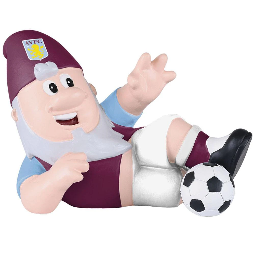 Aston Villa FC Sliding Tackle Garden Gnome (Claret Red/Blue/Yellow) - TA8985