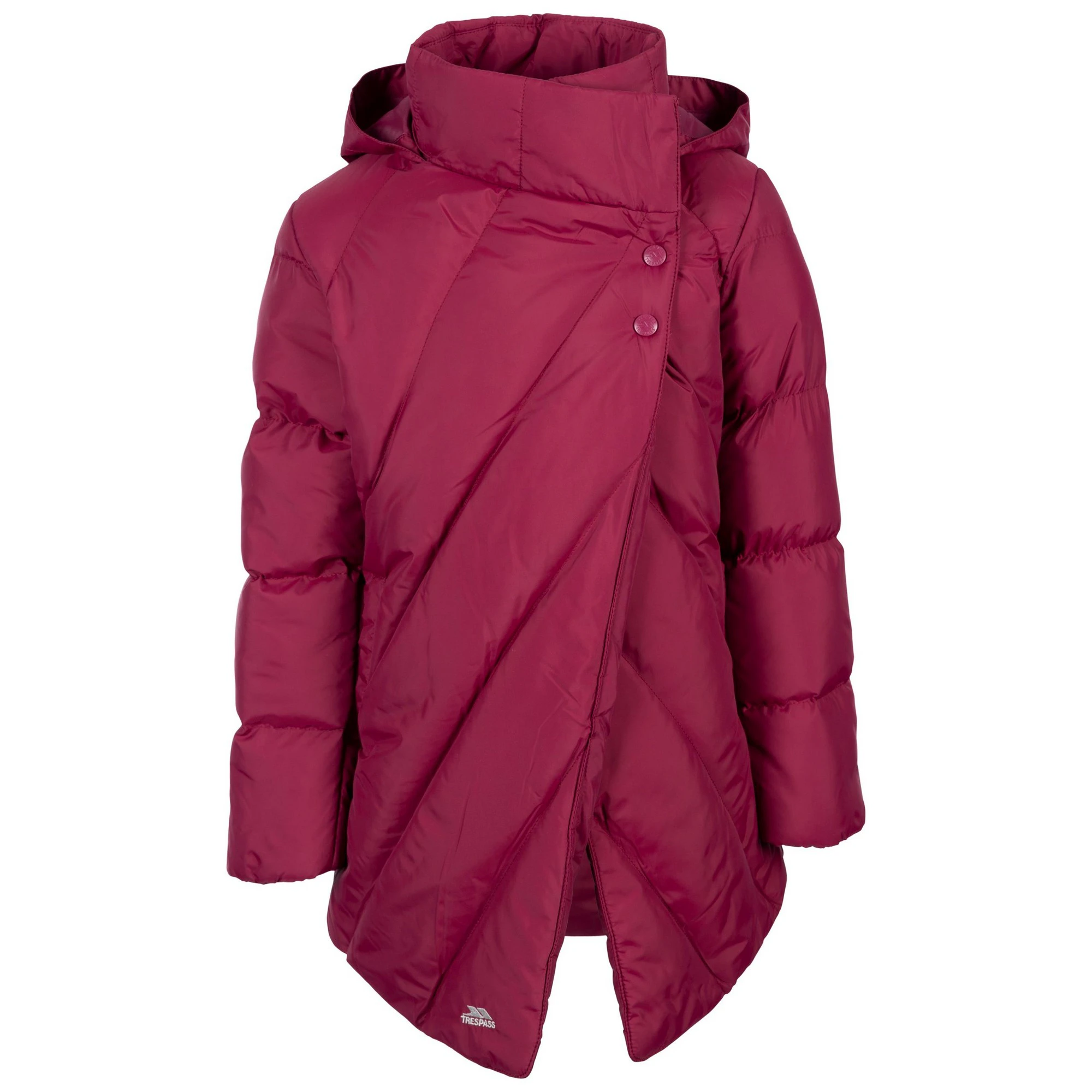 Trespass Childrens/Kids Vello Padded Jacket (Berry) - TP6065