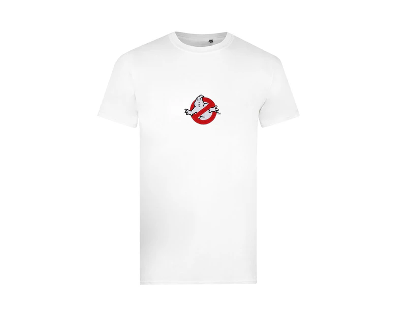 Ghostbusters Mens Embroidered T-Shirt (White) - TV371