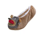 Foxbury Womens Rudolph Slipper Socks (Reindeer) - UT1219