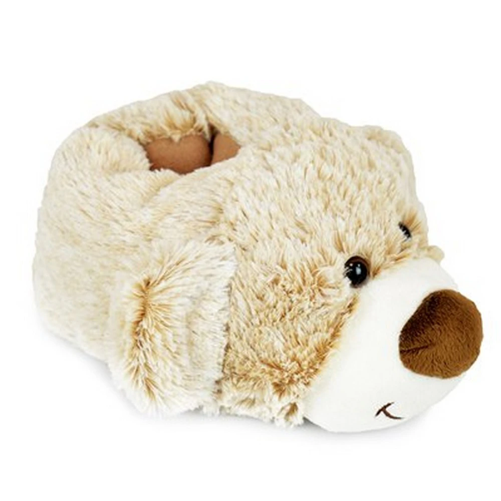 Slumberzzz Childrens/Kids Bear Slippers (Brown) - UT1238