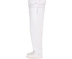 Casual Classics Mens Blended Core Ringspun Cotton Oversized Jogging Bottoms (White) - AB587
