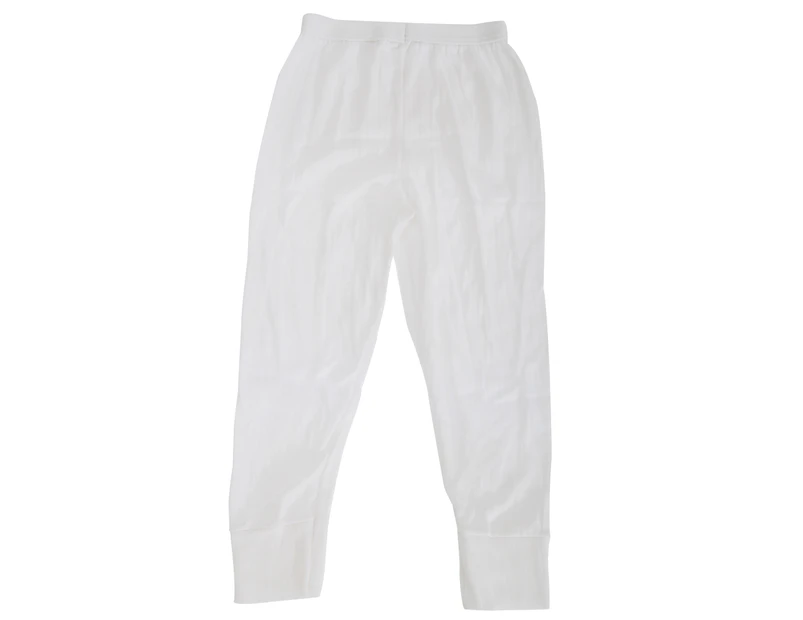 Boys Thermal Clothing Long Johns Polyviscose Range (British Made) (White) - THERM6
