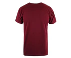 Thor Mens Text T-Shirt (Garnet/White) - TV720