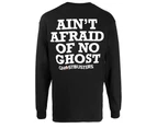 Ghostbusters Mens Who You Gonna Call Long-Sleeved T-Shirt (Black) - TV215