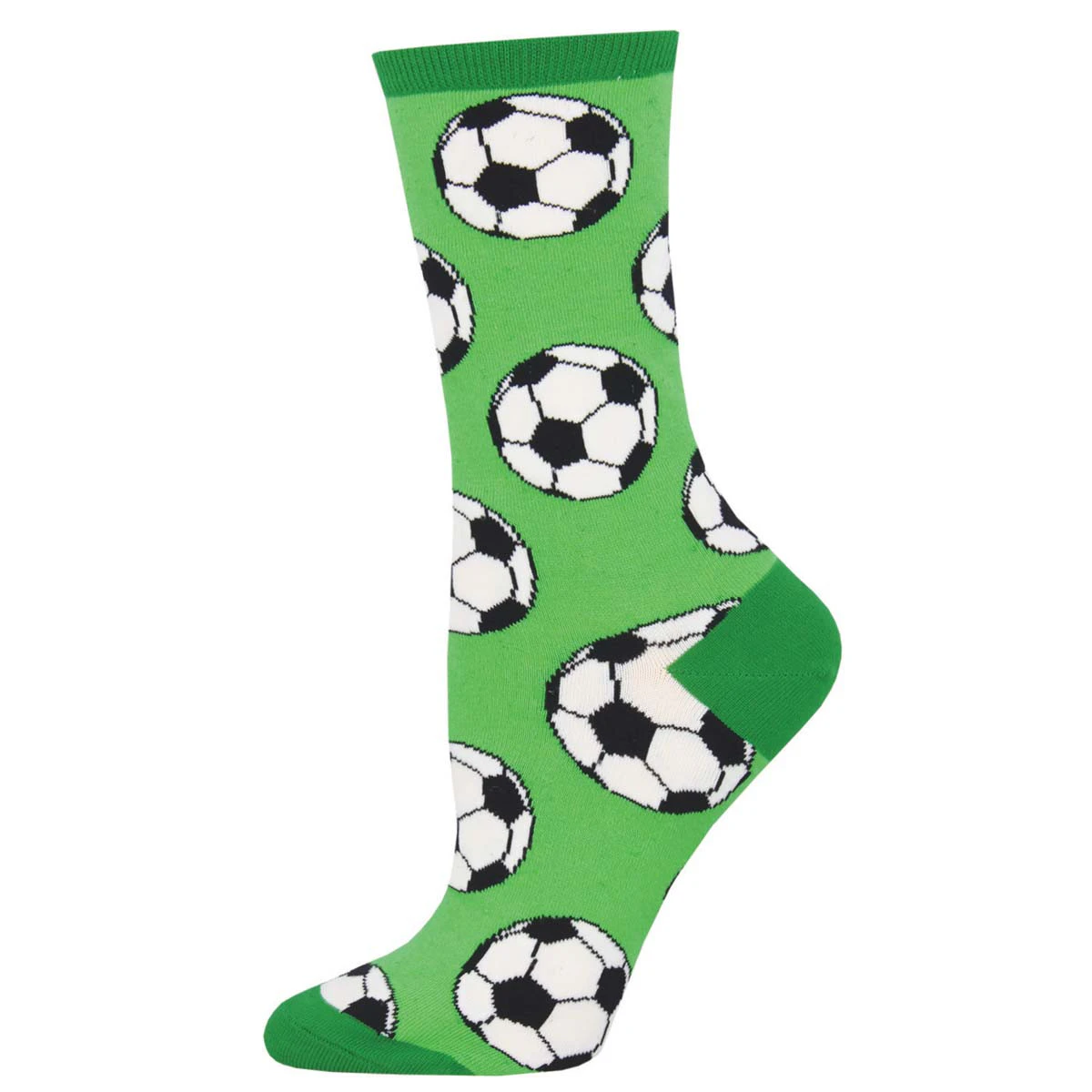 Socksmith Womens Football Socks (Green) - UT1339