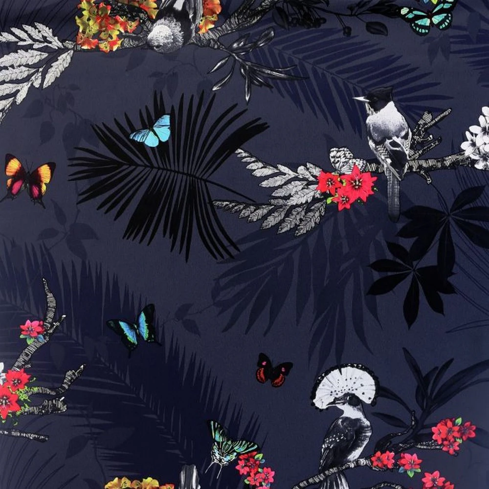 World of Wallpaper Mystical Forest Wallpaper (Navy) - AG1457