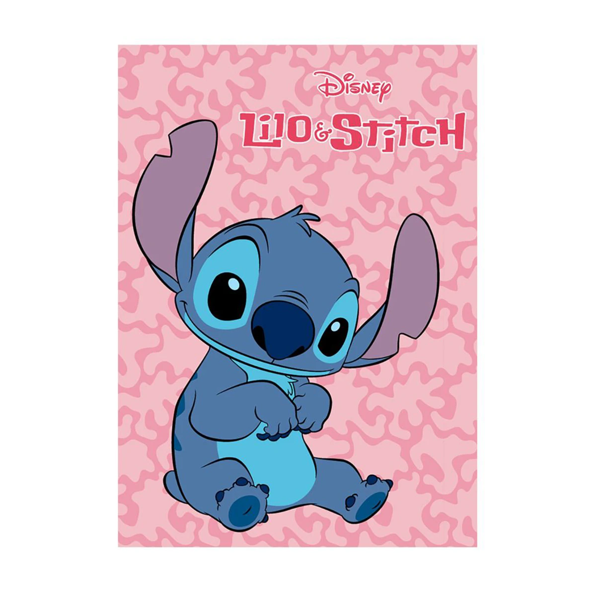 Lilo & Stitch Polar Fleece Blanket (Pink/Blue) - AG3354