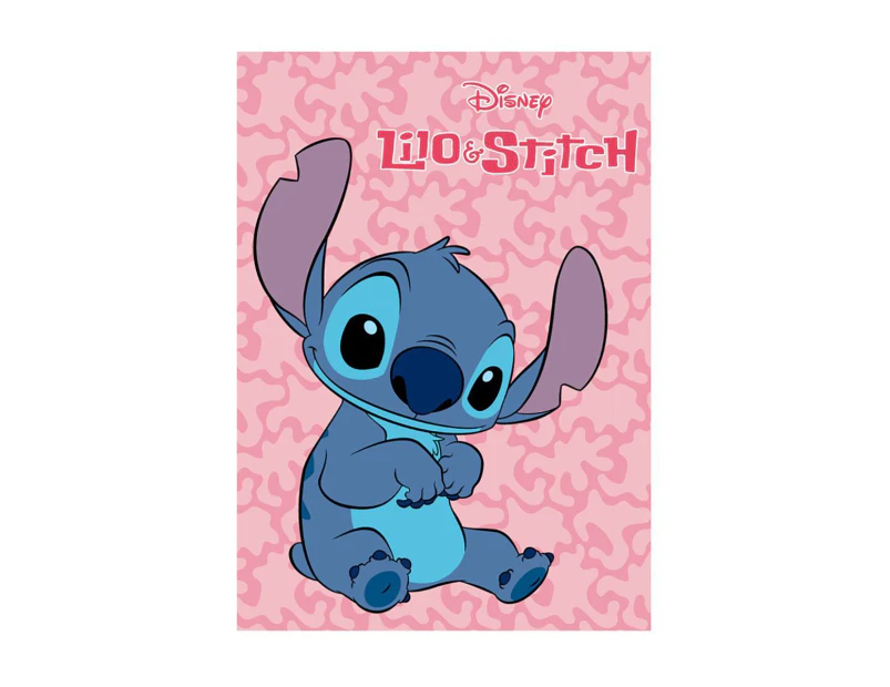 Lilo & Stitch Polar Fleece Blanket (Pink/Blue) - AG3354