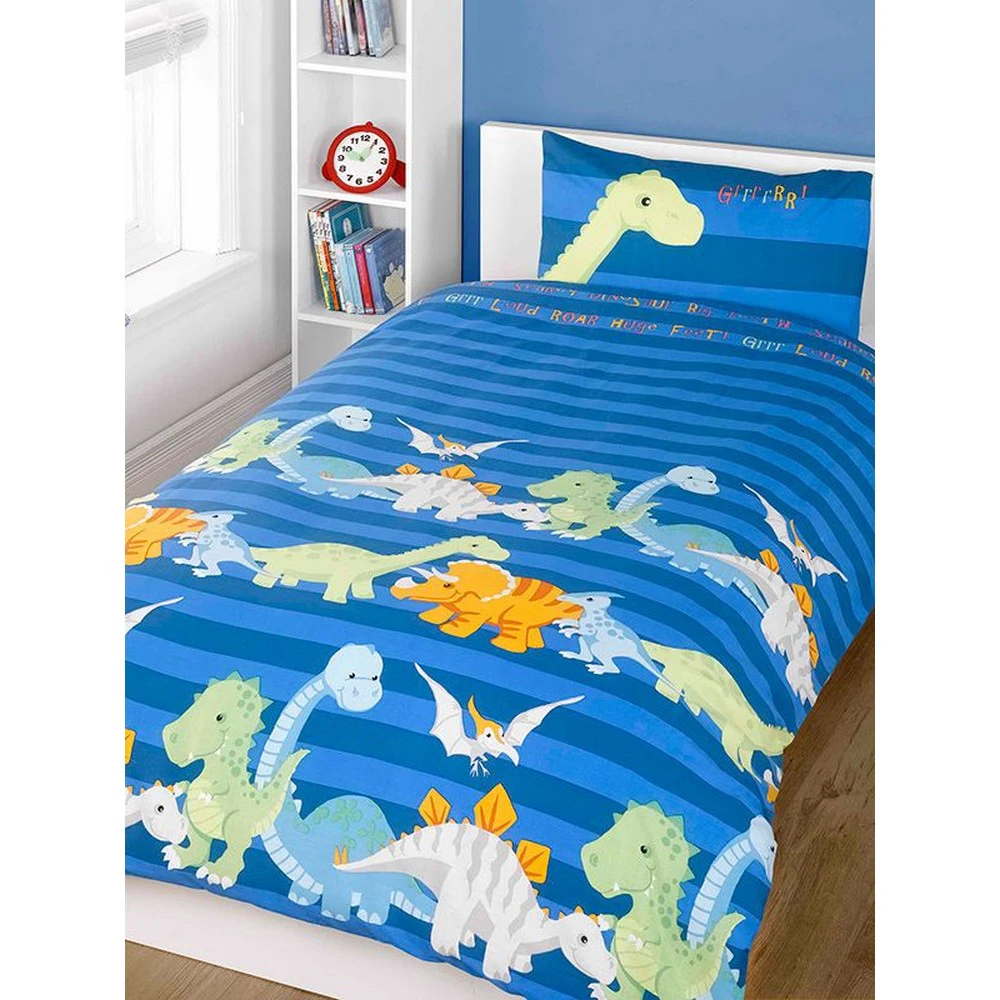 Rapport Dinosaur Duvet Cover Set (Blue) - AG1047