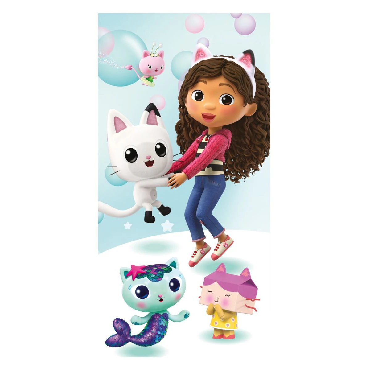 Gabby´s Dollhouse Characters Cotton Towel (Multicoloured) - AG3050