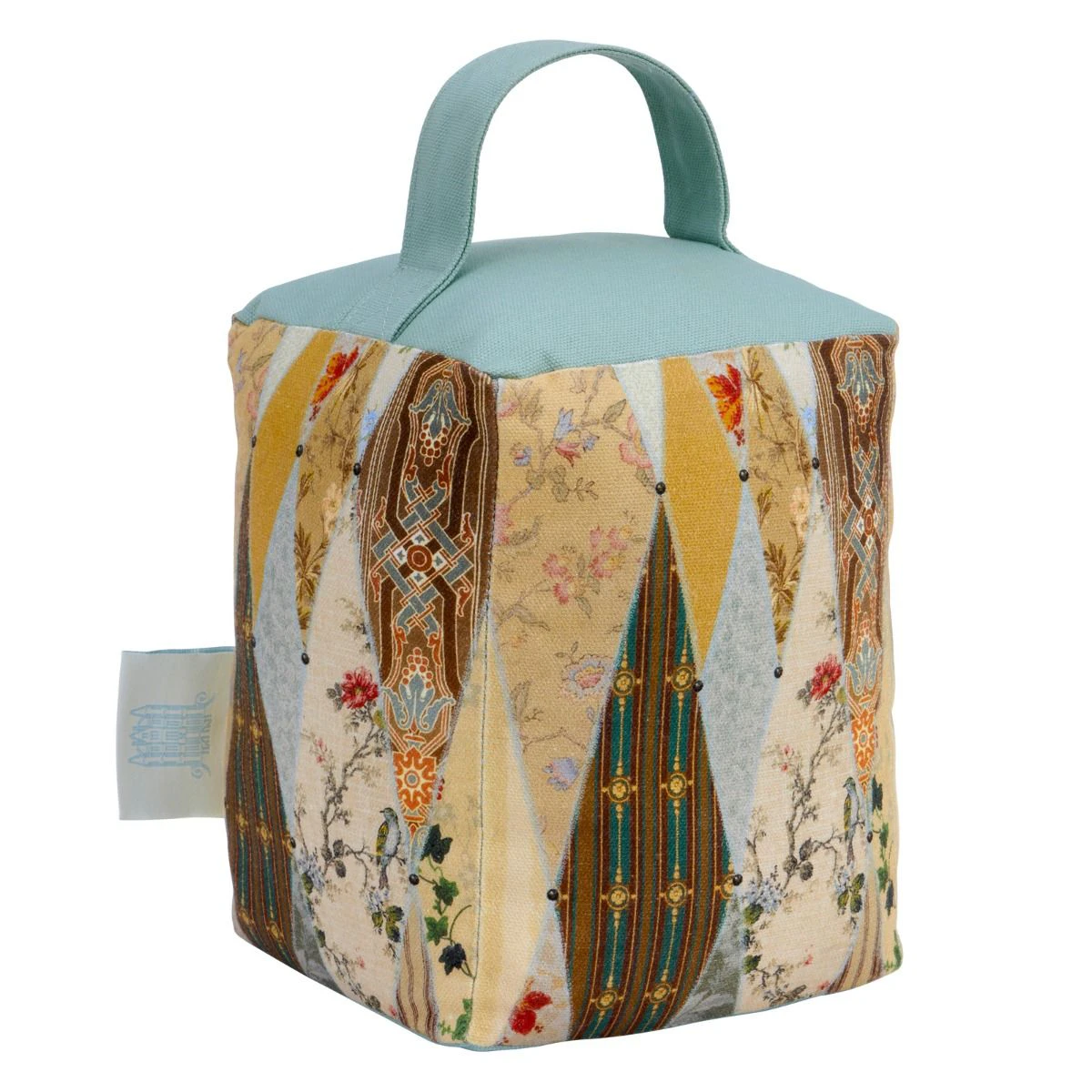 The Chateau By Angel Strawbridge Wallpaper Museum Doorstop (Blue/Green/Yellow) - AG2741