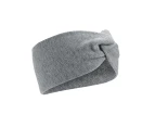 Beechfield Unisex Adult Twist Knitted Headband (Grey Marl) - BC5274