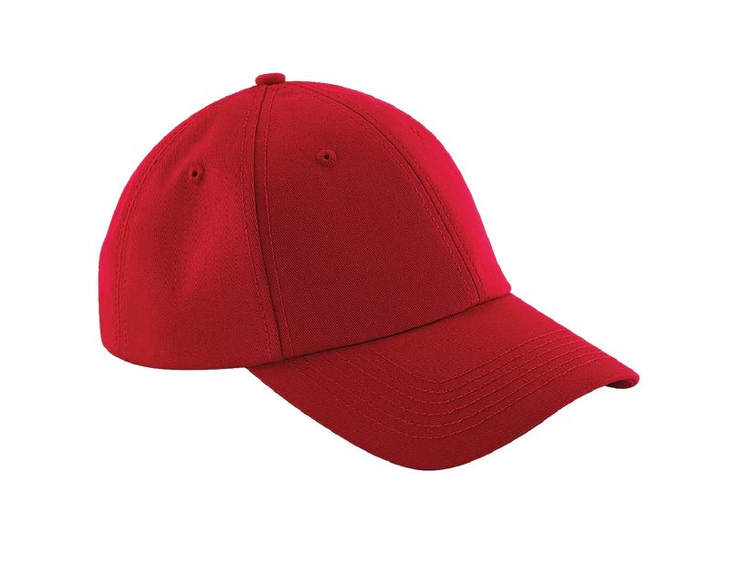 Beechfield Unisex Authentic 6 Panel Baseball Cap (Classic Red) - BC3682