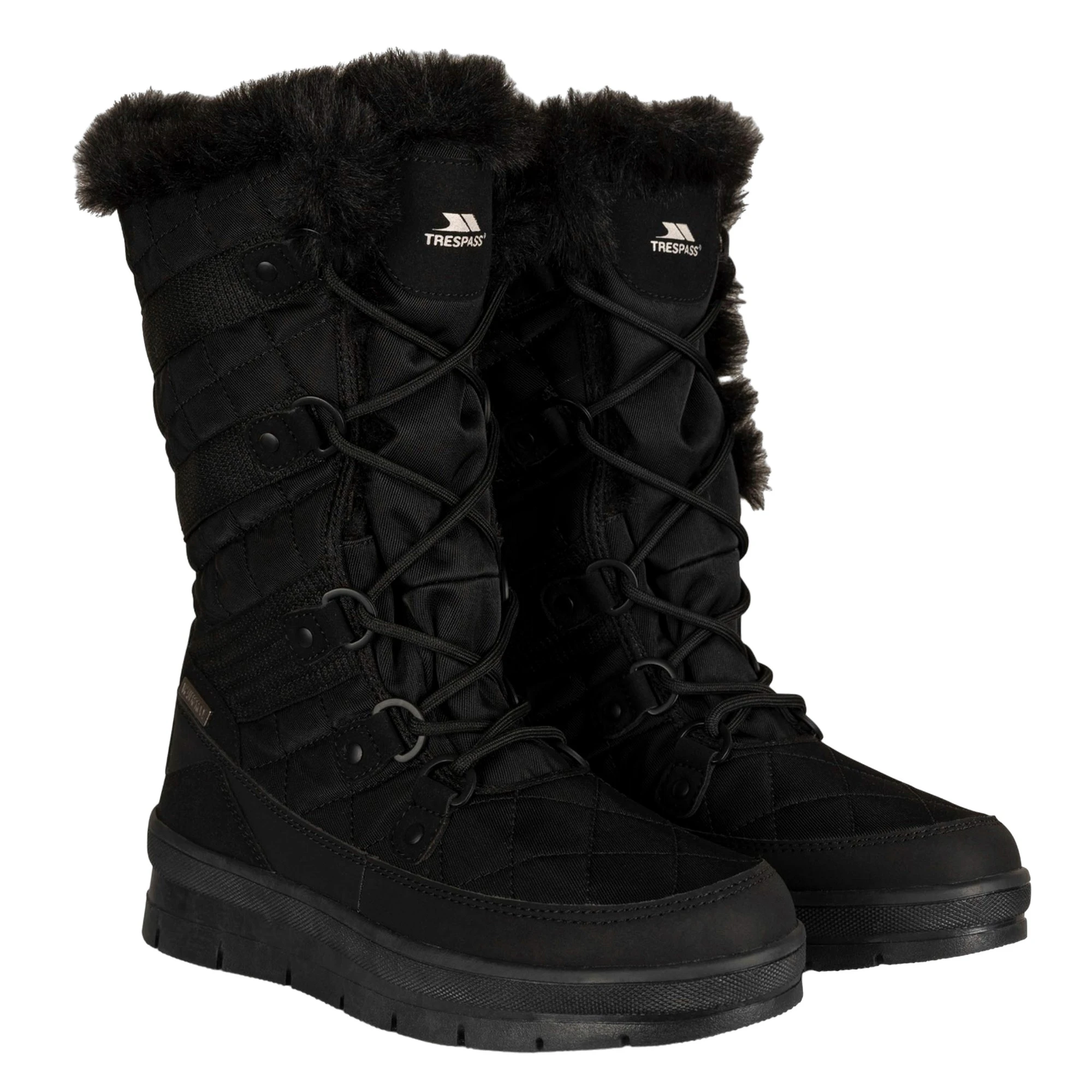 Trespass Womens Evelyn Snow Boots (Black) - TP6141