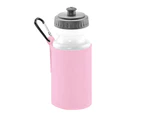 Quadra Water Bottle And Fabric Sleeve Holder (Classic Pink) - BC3781