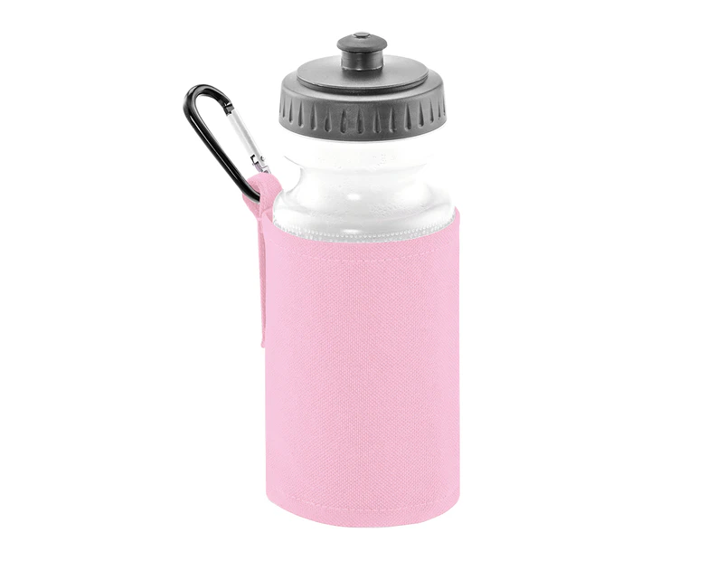 Quadra Water Bottle And Fabric Sleeve Holder (Classic Pink) - BC3781