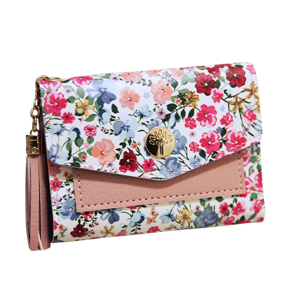 Forest Floral Contrast Purse (Floral) - UT1787