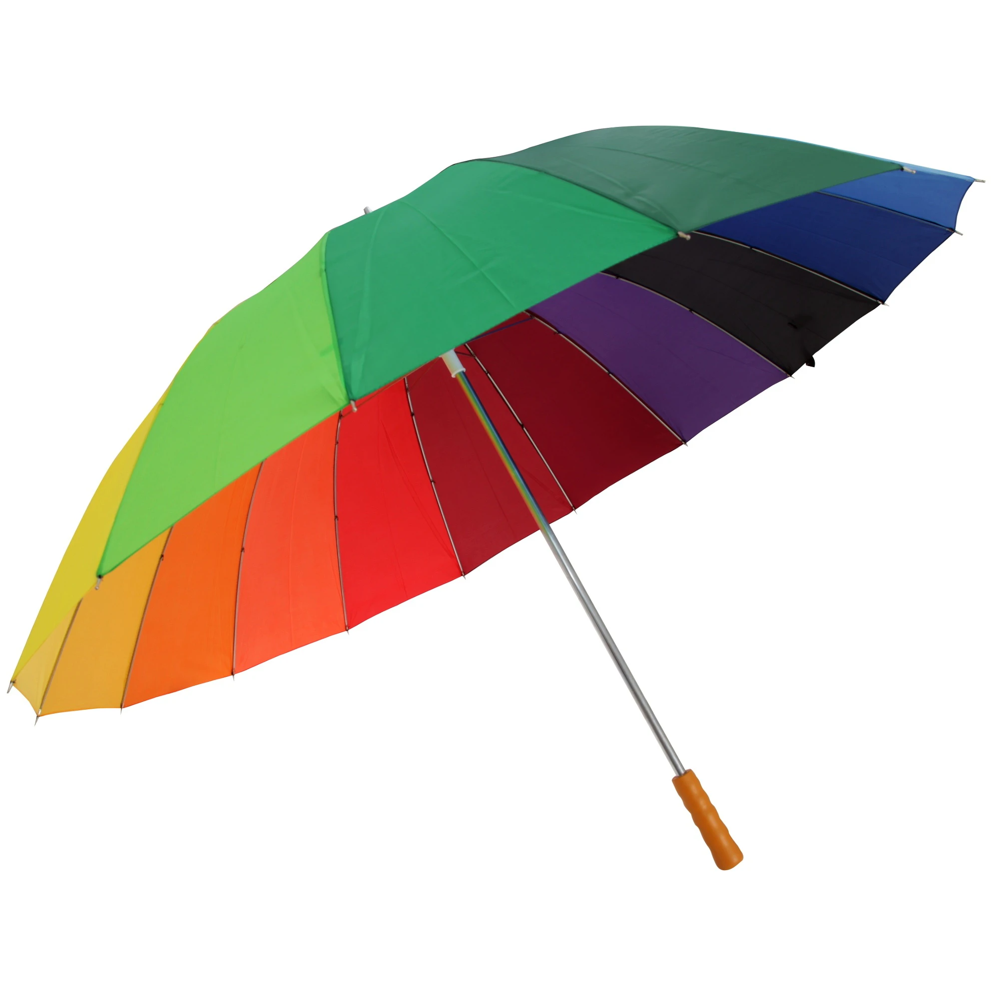 Drizzles Adults Unisex Rainbow Golf Umbrella (Rainbow) - UM329