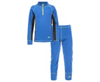 Trespass Childrens/Kids Bubbles Fleece Top And Bottom Base Layers (Electric Blue X) - TP4497