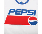 Pepsi Mens 1991 T-Shirt (White/Royal Blue/Red) - TV1504