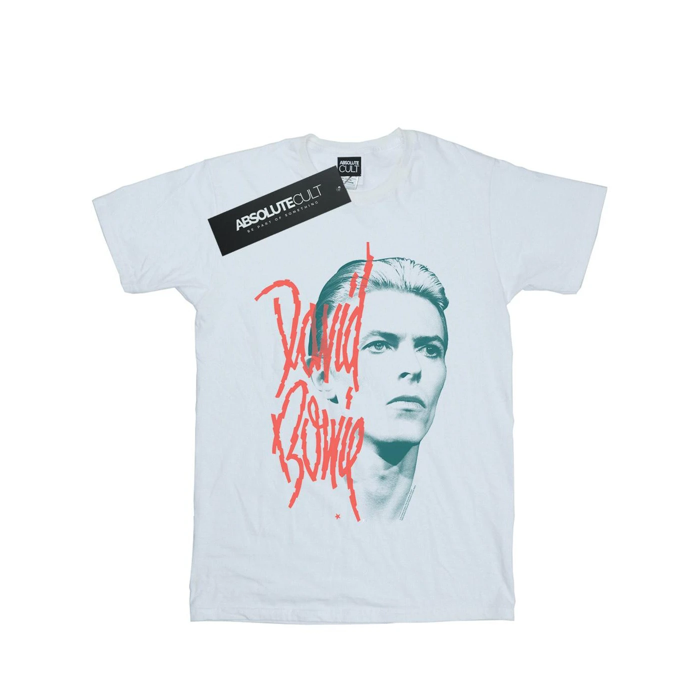 David Bowie Boys Mono Stare T-Shirt (White) - BI15170