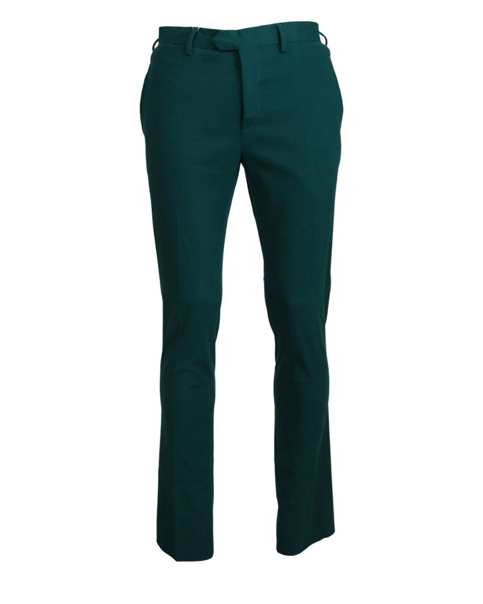 Brand New BENCIVENGA Green Cotton Pants - Green