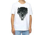 DC Comics Boys The Joker Spot Face T-Shirt (White) - BI15816