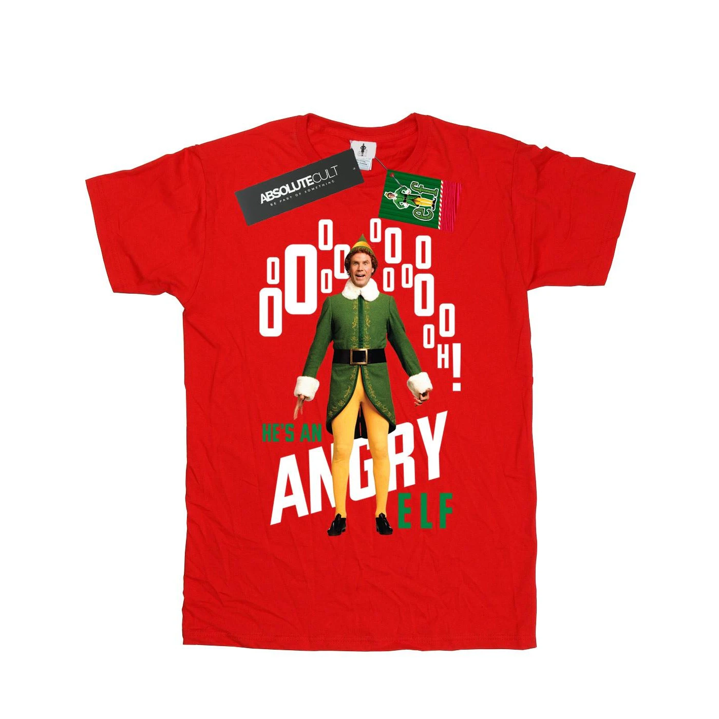 Elf Boys Angry Elf T-Shirt (Red) - BI16808