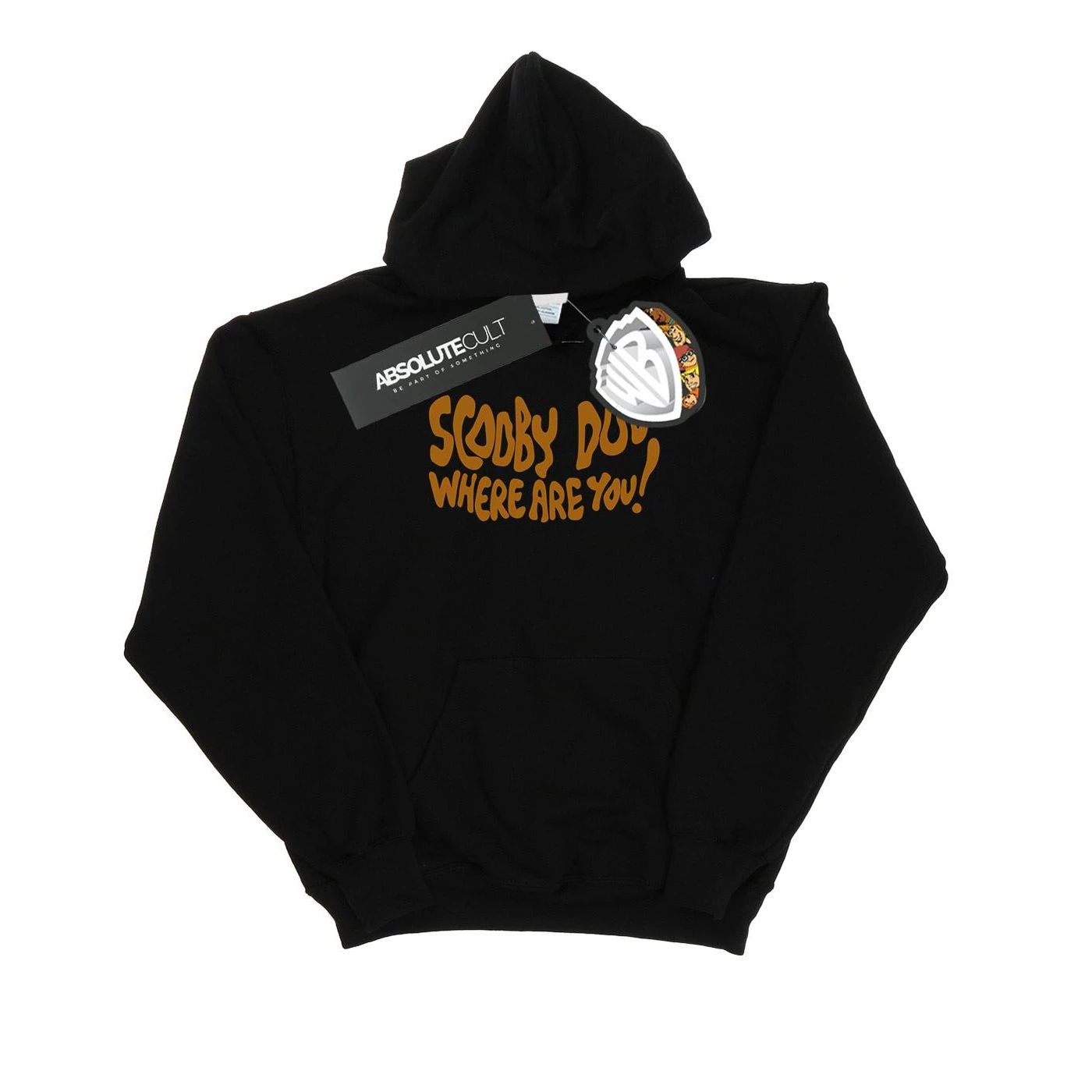 Scooby Doo Mens Where Are You Spooky Hoodie (Black) - BI17267