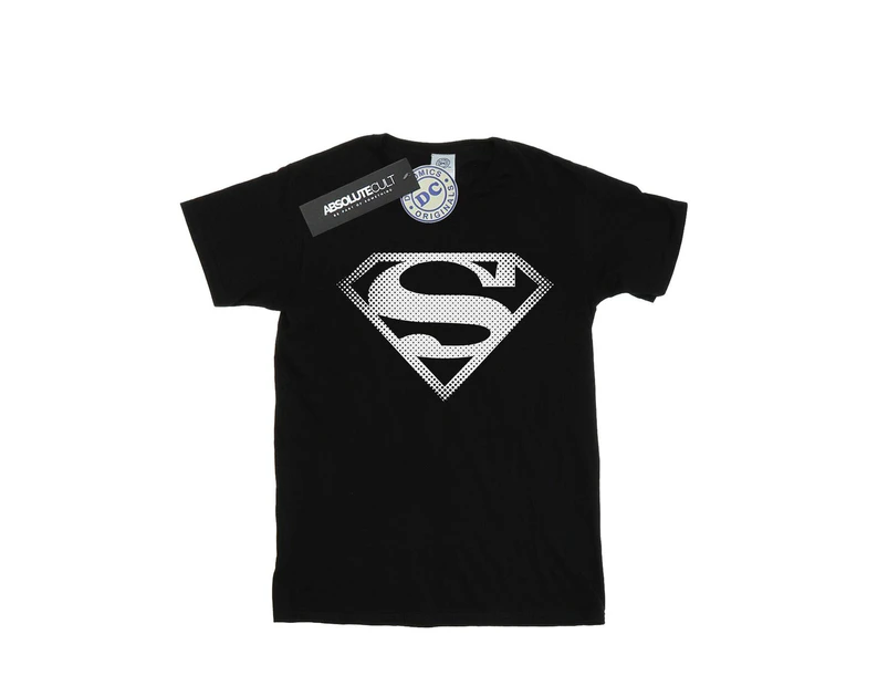 DC Comics Boys Superman Spot Logo T-Shirt (Black) - BI15788