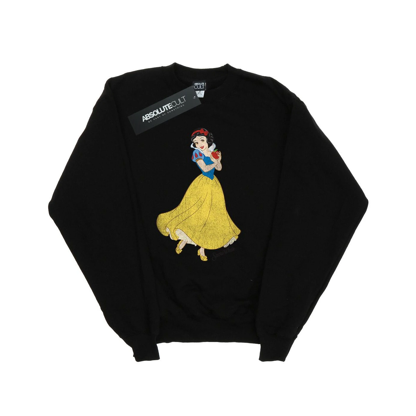 Snow White And The Seven Dwarfs Girls Classic Sweatshirt (Black) - BI1794