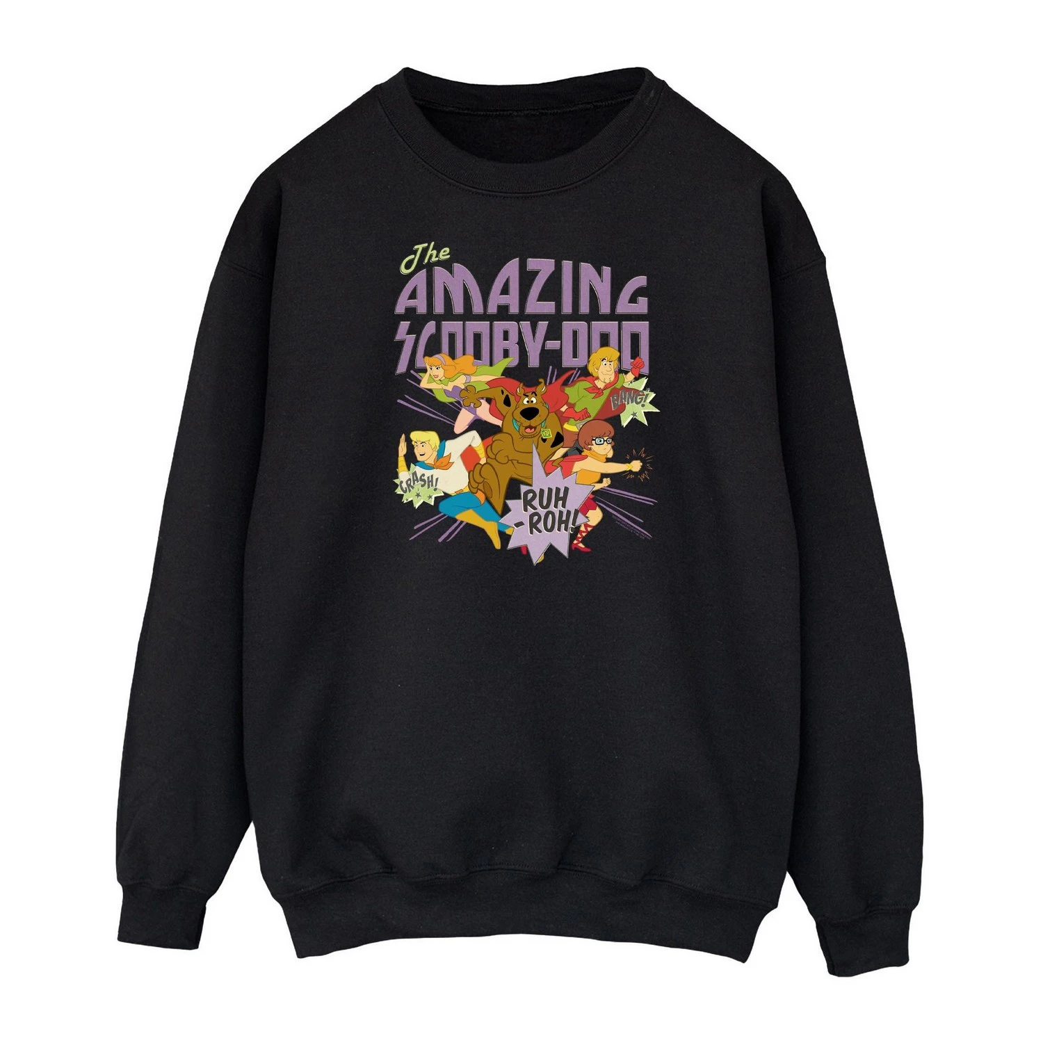 Scooby Doo Mens The Amazing Scooby Sweatshirt (Black) - BI1981