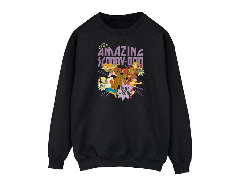 Scooby Doo Mens The Amazing Scooby Sweatshirt (Black) - BI1981