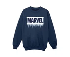 Marvel Boys Icicle Logo Sweatshirt (Navy Blue) - BI25169