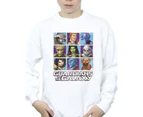 Guardians Of The Galaxy Boys Character Squares Sweatshirt (White) - BI18728