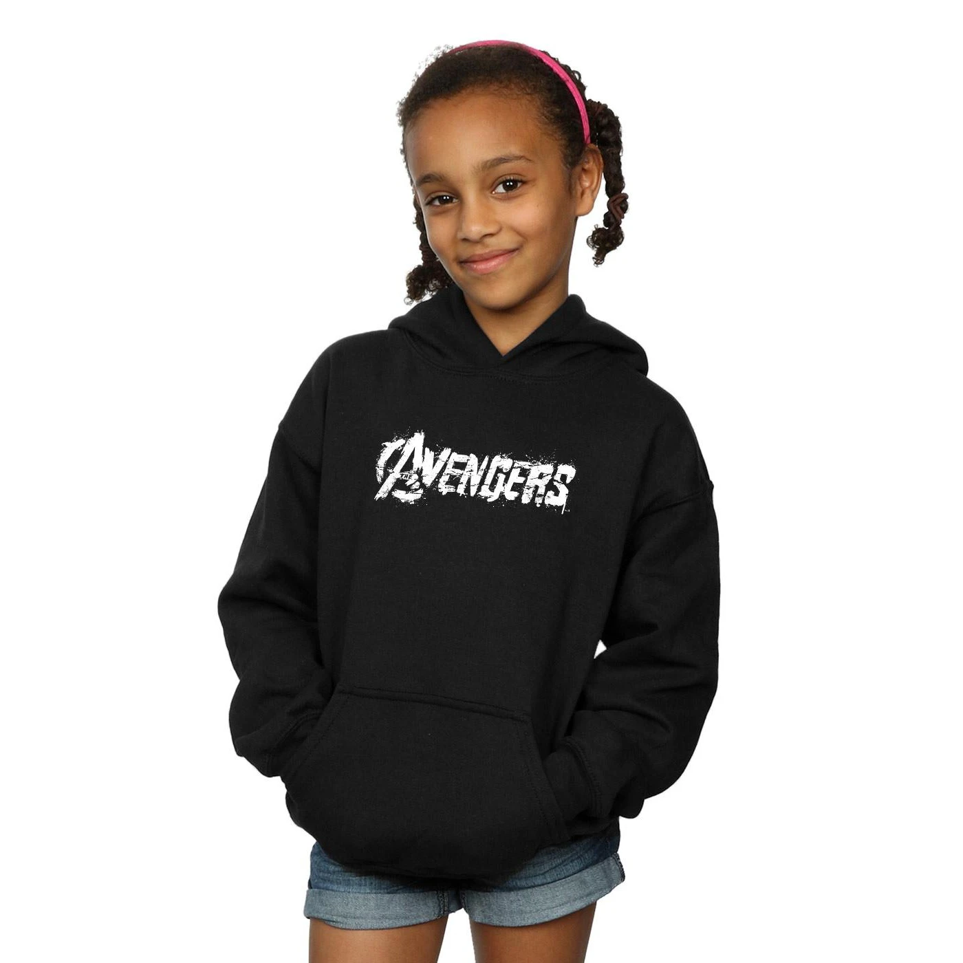 Avengers Girls Hoodie (Black) - BI2226