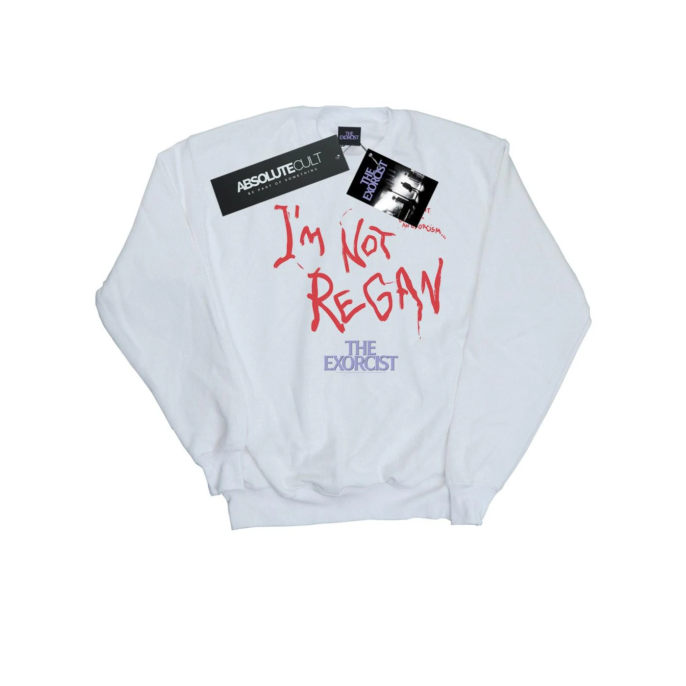 The Exorcist Mens I Am Not Regan Sweatshirt (White) - BI23071