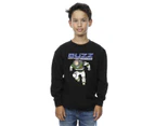 Disney Boys Lightyear Buzz Jump To Action Sweatshirt (Black) - BI24490