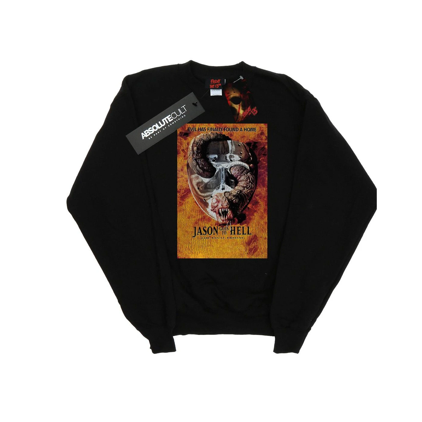 Friday The 13th Mens Jason Goes To Hell Sweatshirt (Black) - BI23736