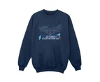 Disney Boys Lightyear Star Command Icons Sweatshirt (Navy Blue) - BI24506