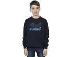 Disney Boys Lightyear Star Command Icons Sweatshirt (Navy Blue) - BI24506