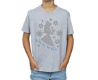 Disney Princess Boys Belle Winter Silhouette T-Shirt (Sports Grey) - BI32292