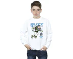 Disney Boys Lightyear Buzz Run To Action Sweatshirt (White) - BI24472