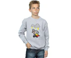 Marvel Boys Kawaii Thor God Of Thunder Sweatshirt (Sports Grey) - BI21262