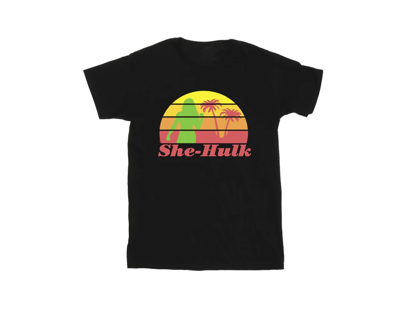 Marvel Boys She-Hulk: Attorney At Law Sunset Flex T-Shirt (Black) - BI33545