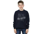 Star Wars Boys Death Star Sleigh Sweatshirt (Navy Blue) - BI34978