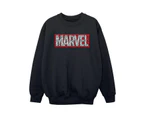 Marvel Boys Comics Hearts Logo Sweatshirt (Black) - BI25011