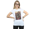 Riverdale Womens Stag Skull Cotton T-Shirt (White) - BI38214