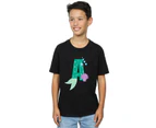 Disney Boys Alphabet A Is For Ariel T-Shirt (Black) - BI32365